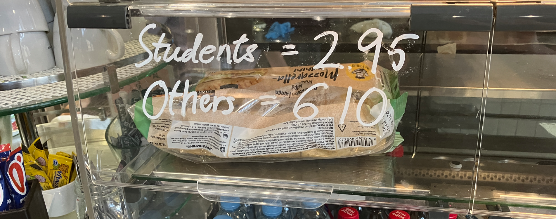 Price discrimination at the Astra canteen